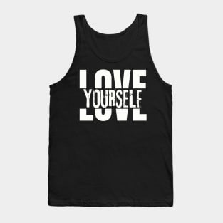 Love Yourself Motivational Word Tank Top